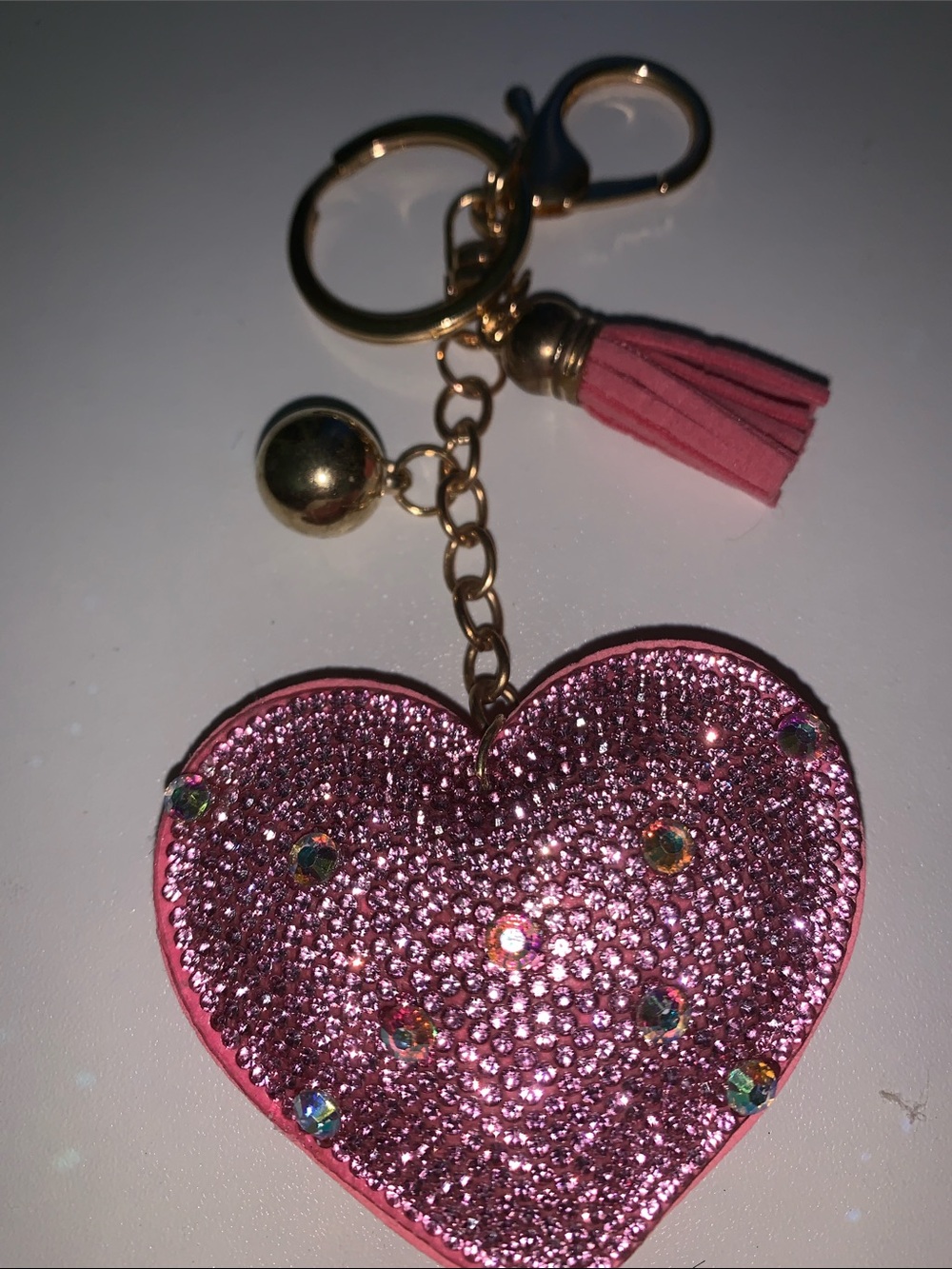 Heart purse/bag charm Keychain